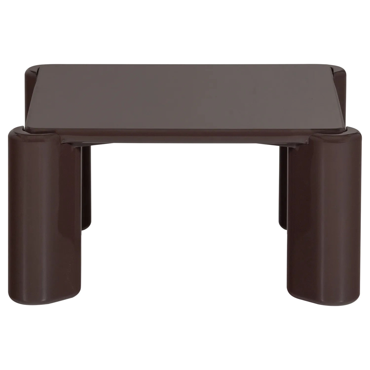 Woood Tiven Salontafel Hout Hoogglans Donkerbruin [Fsc] - KwaliteitWonen.nl