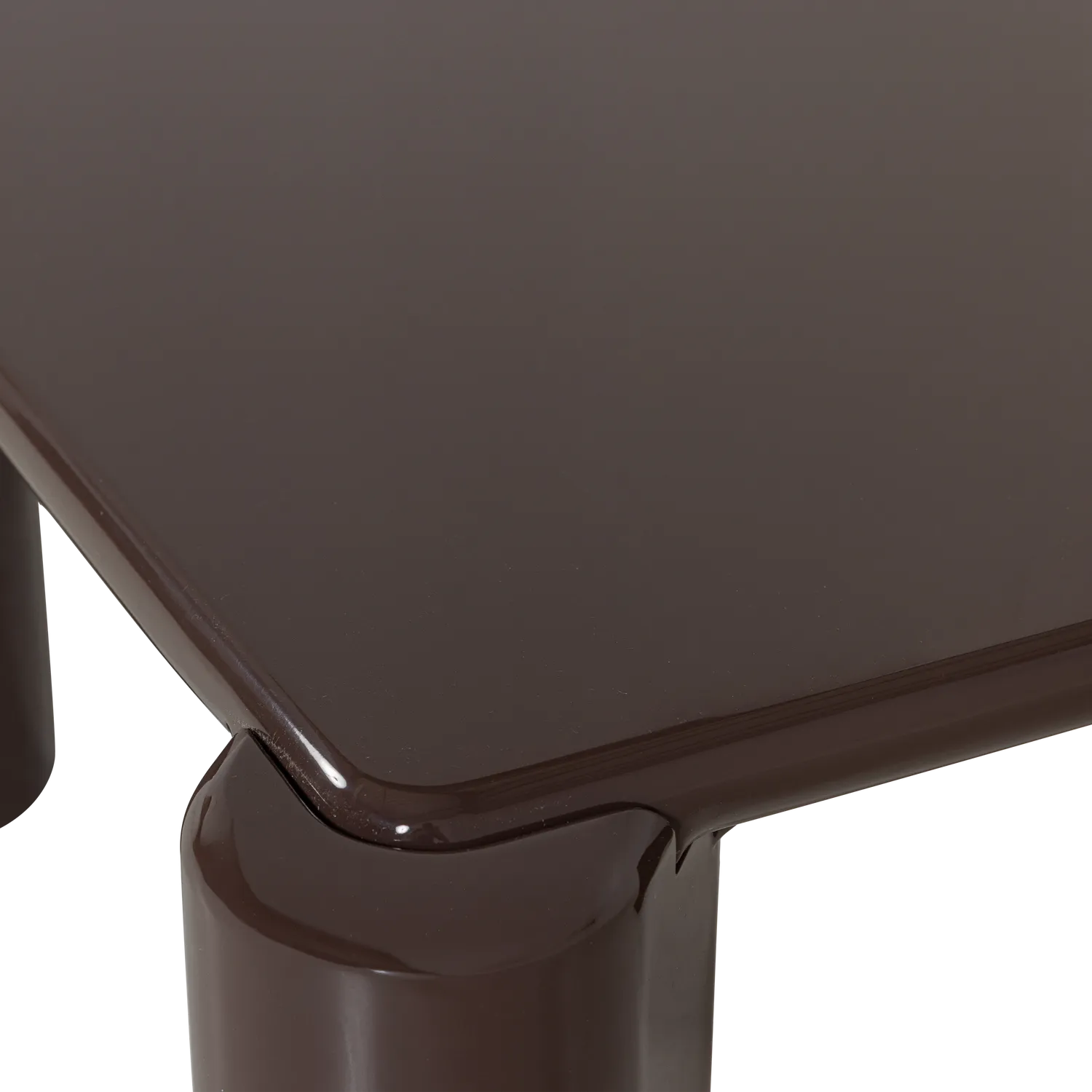 Woood Tiven Salontafel Hout Hoogglans Donkerbruin [Fsc] - KwaliteitWonen.nl