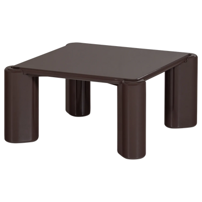 Woood Tiven Salontafel Hout Hoogglans Donkerbruin [Fsc] - KwaliteitWonen.nl