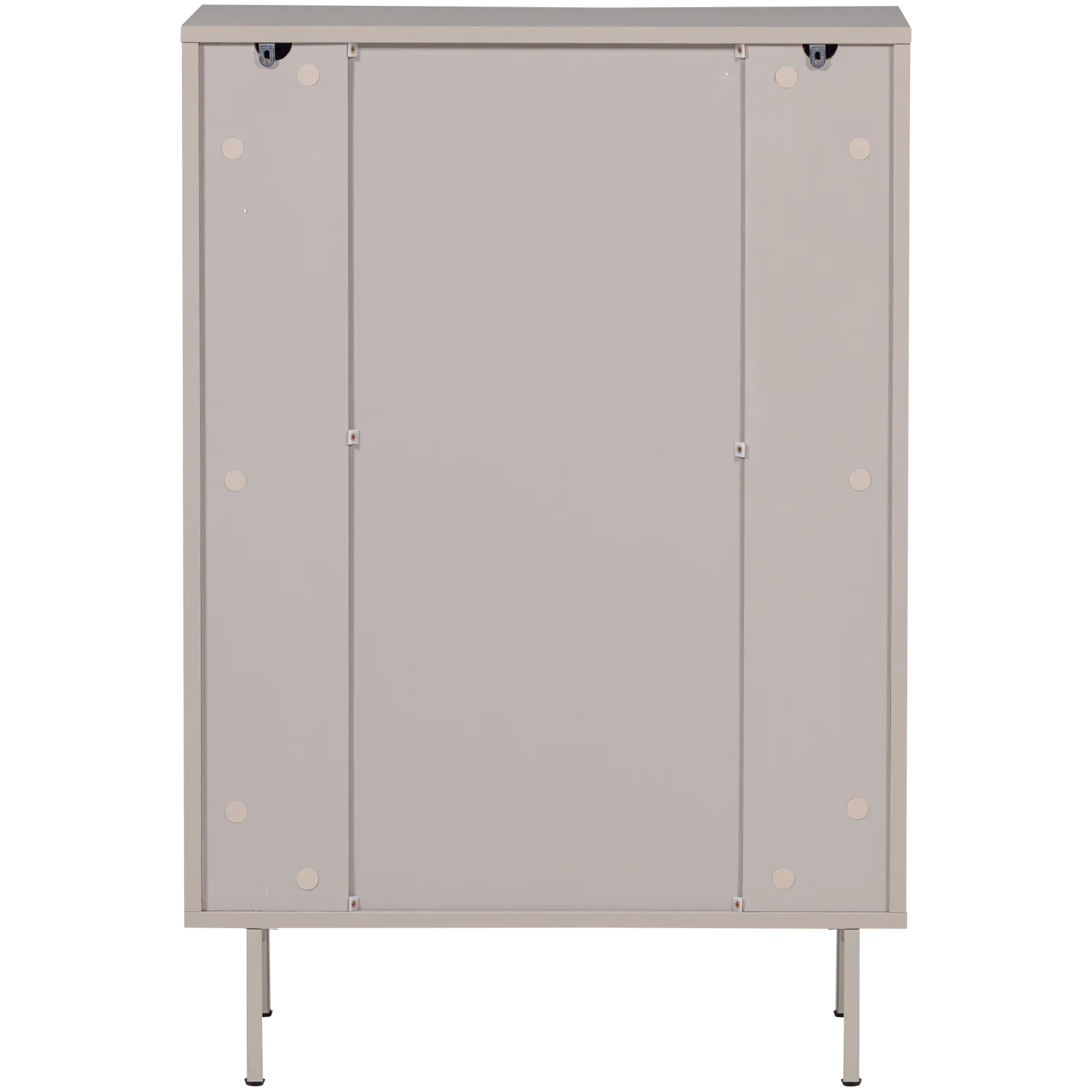 Woood Tours Dressoir Ladekast 4 Lades Melamine MDF Zand - KwaliteitWonen.nl
