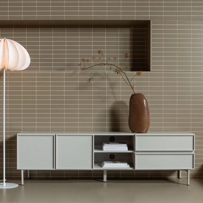 Woood Tours Dressoir Tv Meubel 180cm Melamine MDF Zand - KwaliteitWonen.nl