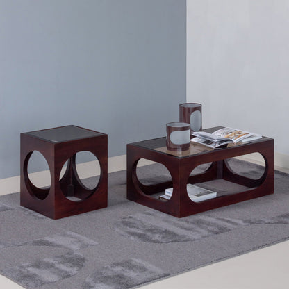 Woood Trax Salontafel Acaciahout Bruin - KwaliteitWonen.nl