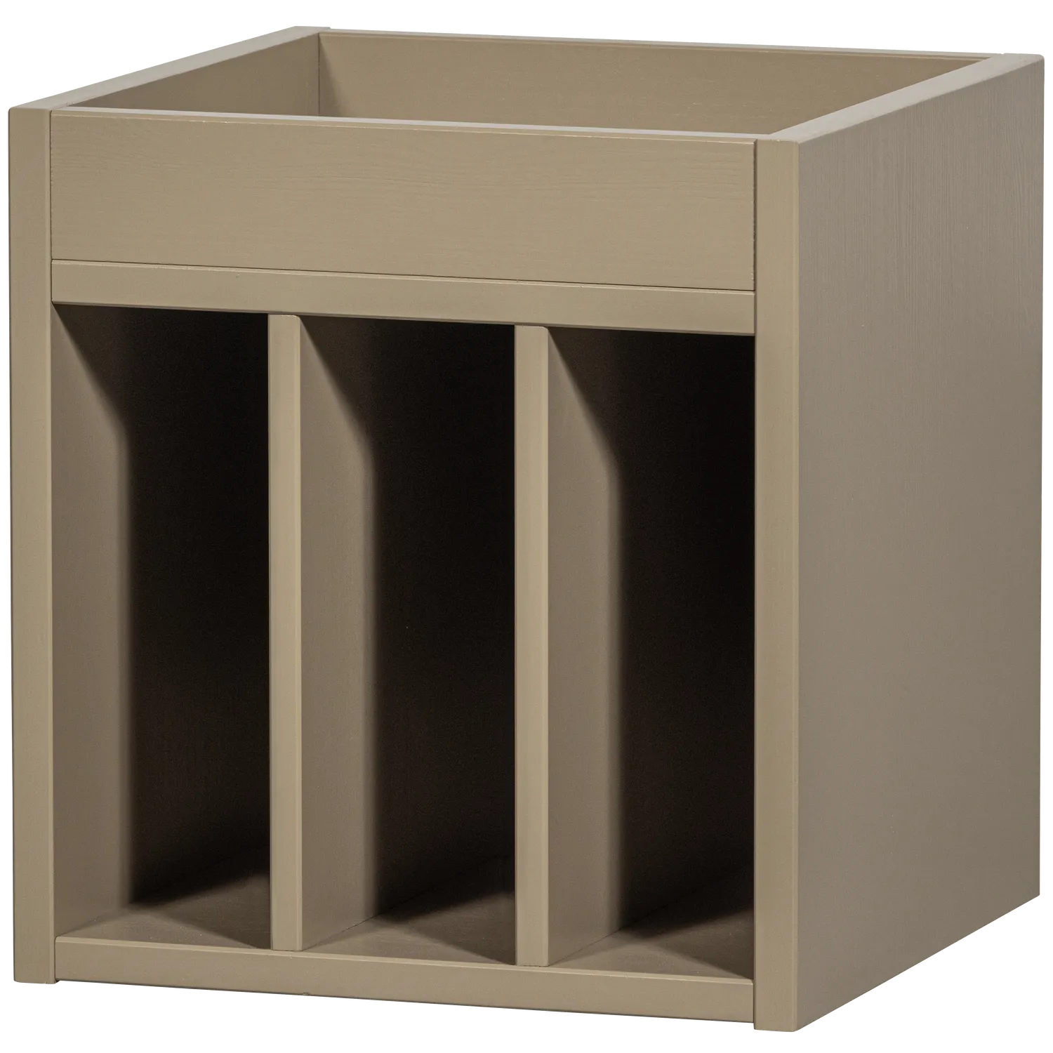 Woood Turner Platenkast Grenen Mud [Fsc] - KwaliteitWonen.nl
