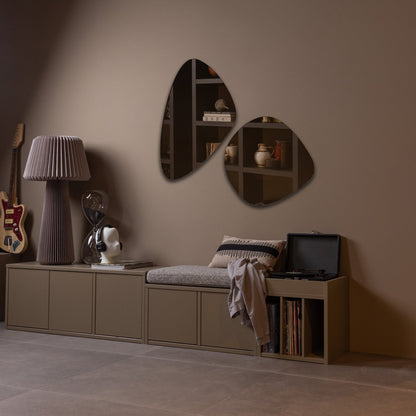 Woood Turner Platenkast Grenen Mud [Fsc] - KwaliteitWonen.nl