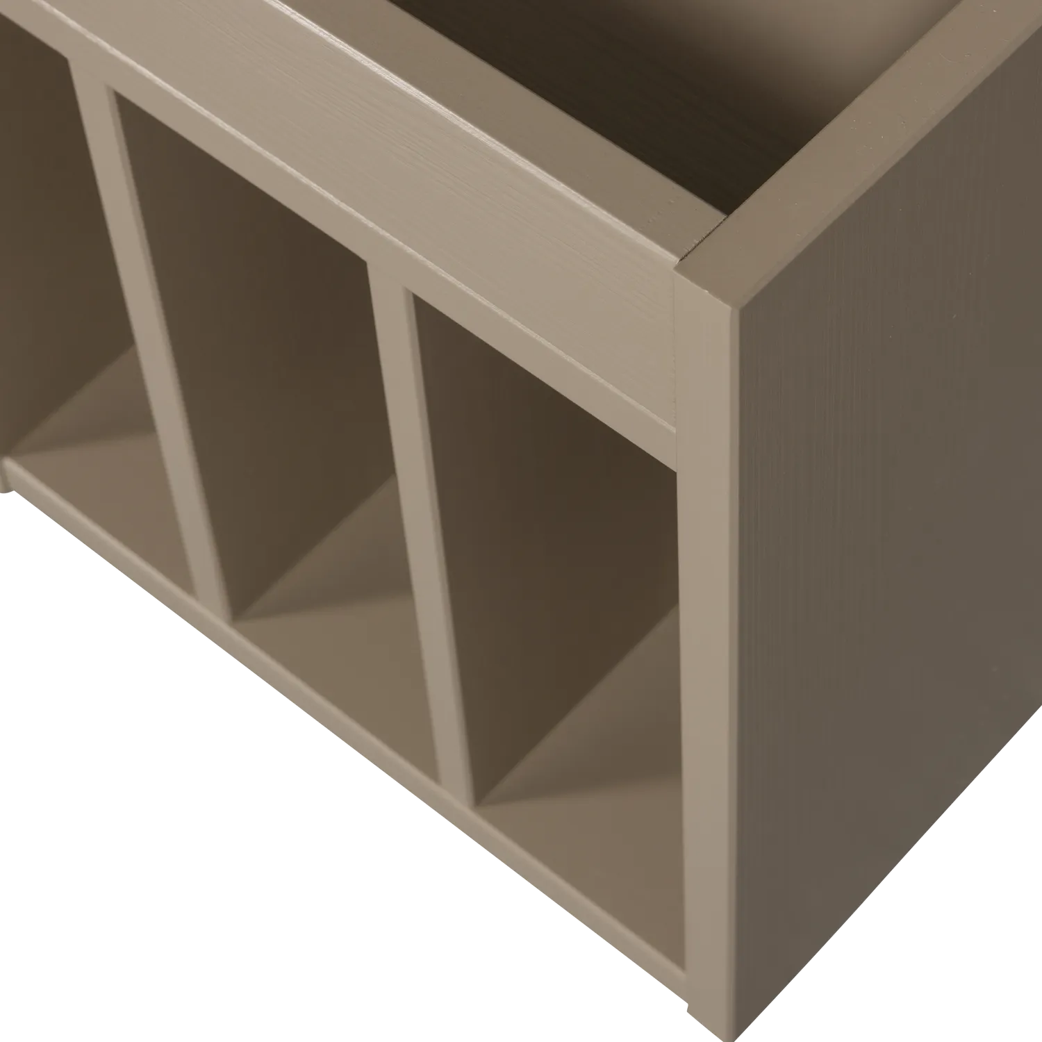 Woood Turner Platenkast Grenen Mud [Fsc] - KwaliteitWonen.nl
