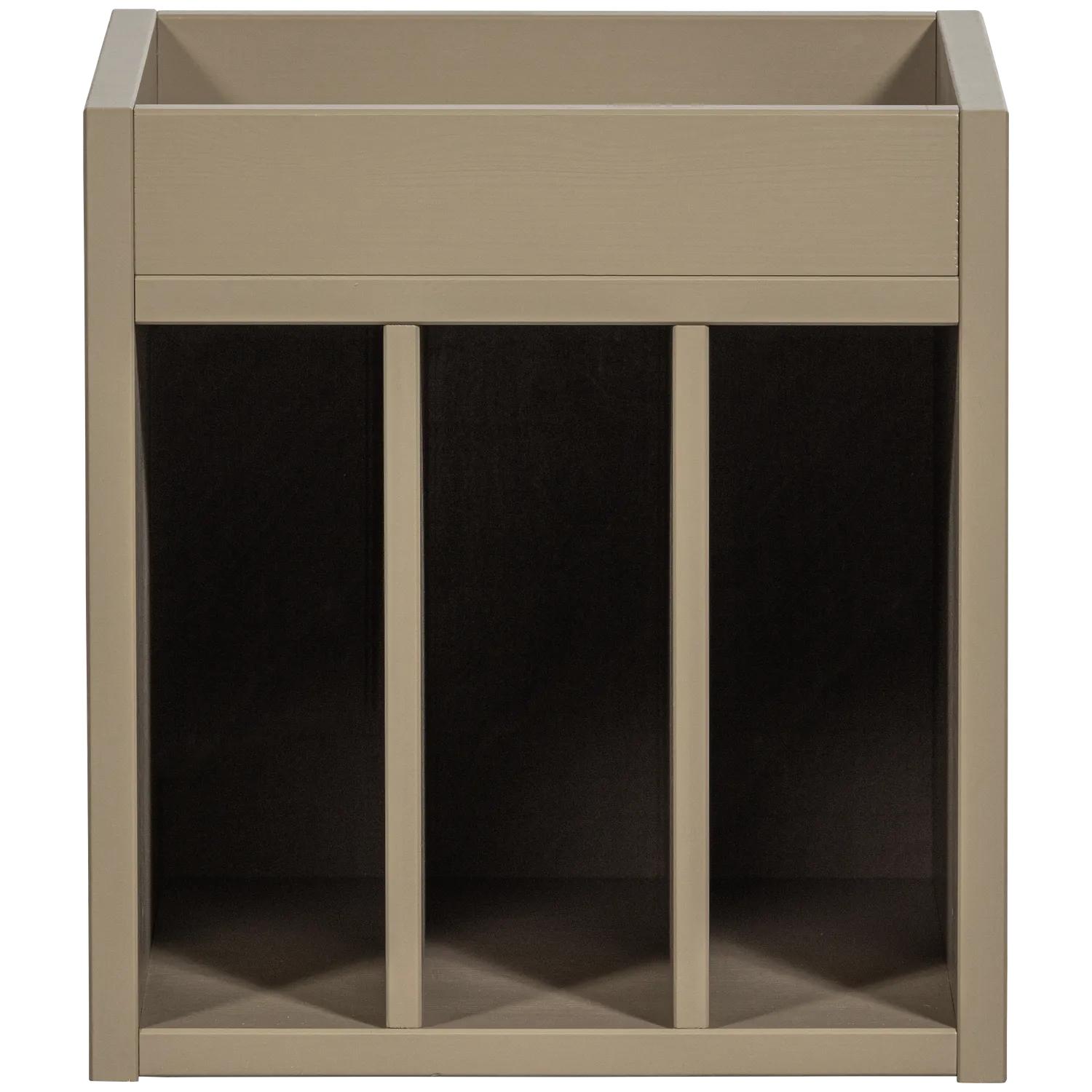 Woood Turner Platenkast Grenen Mud [Fsc] - KwaliteitWonen.nl