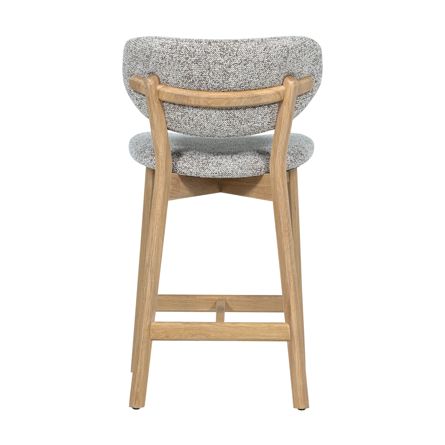 Woood Udar Barstoel Naturel Met Houten Frame Naturel [Fsc] - KwaliteitWonen.nl