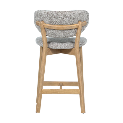 Woood Udar Barstoel Naturel Met Houten Frame Naturel [Fsc] - KwaliteitWonen.nl