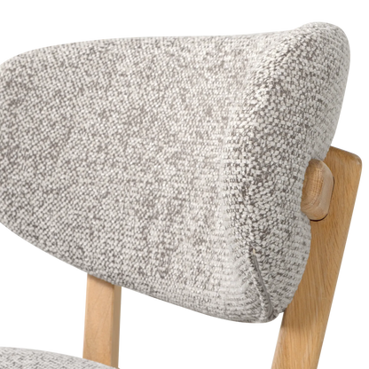 Woood Udar Barstoel Naturel Met Houten Frame Naturel [Fsc] - KwaliteitWonen.nl