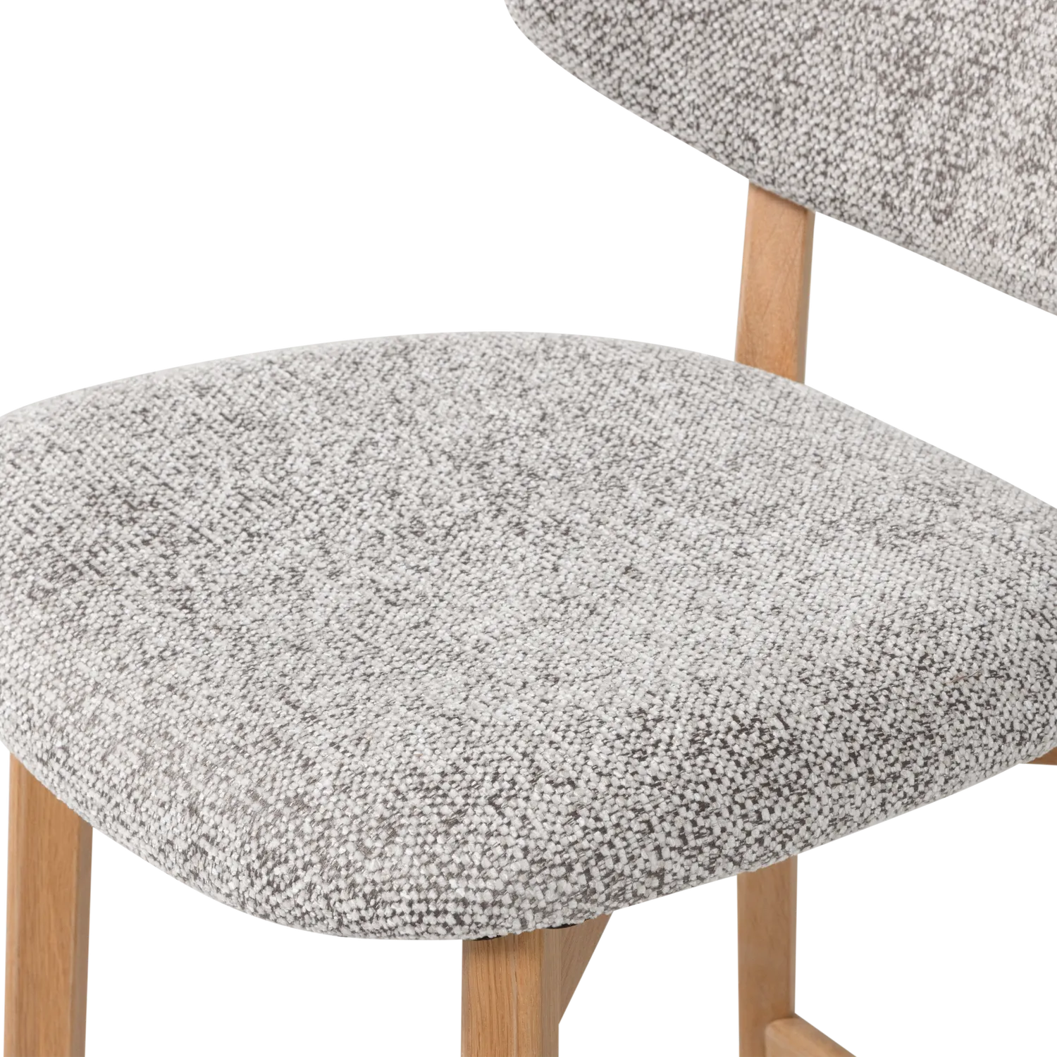 Woood Udar Barstoel Naturel Met Houten Frame Naturel [Fsc] - KwaliteitWonen.nl
