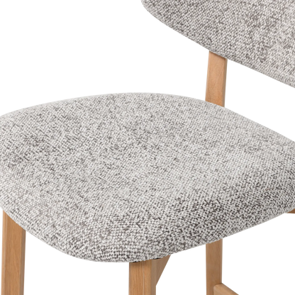 Woood Udar Barstoel Naturel Met Houten Frame Naturel [Fsc] - KwaliteitWonen.nl