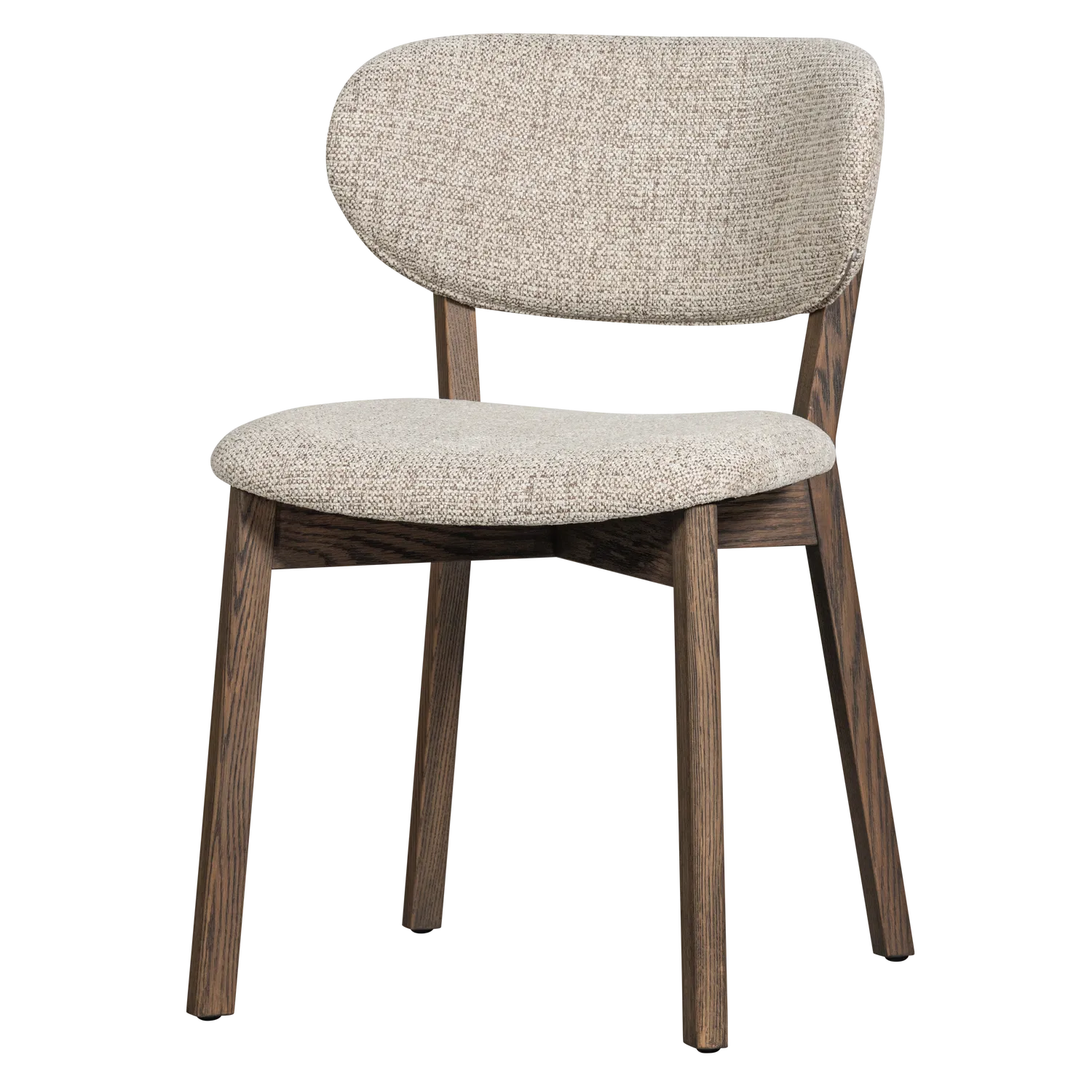 Woood Udar Eetkamerstoel Naturel Met Houten Frame Bruin - KwaliteitWonen.nl