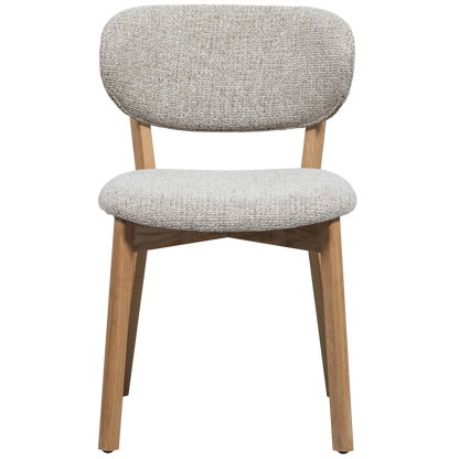 Woood Udar Eetkamerstoel Naturel Met Houten Frame Naturel - KwaliteitWonen.nl