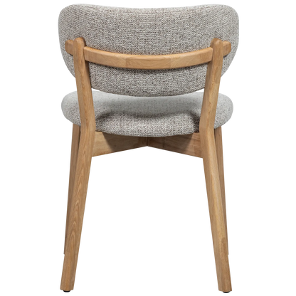 Woood Udar Eetkamerstoel Naturel Met Houten Frame Naturel - KwaliteitWonen.nl