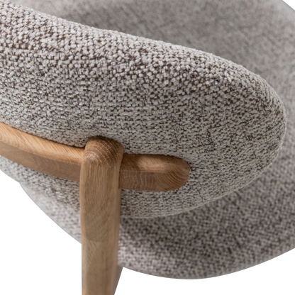 Woood Udar Eetkamerstoel Naturel Met Houten Frame Naturel - KwaliteitWonen.nl