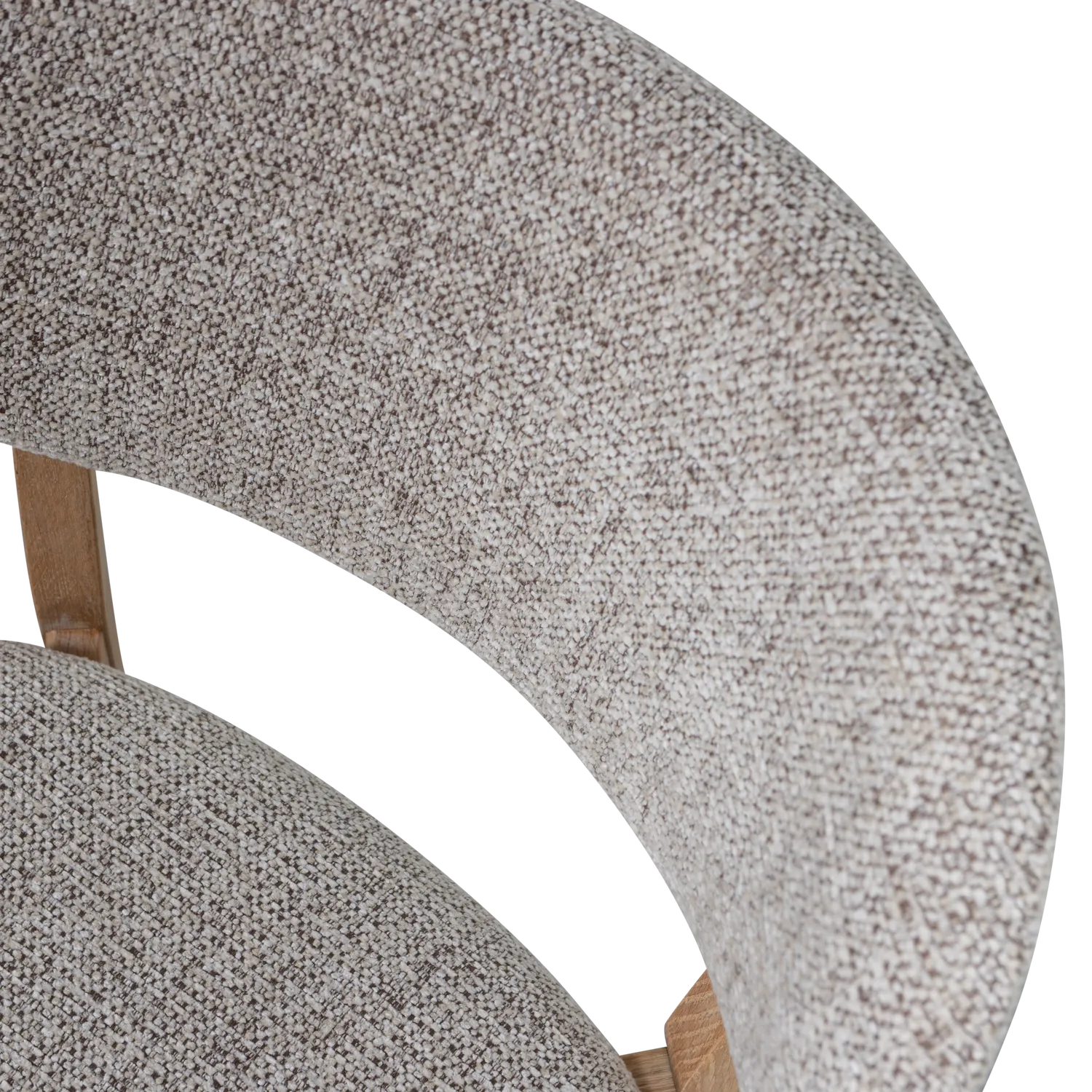Woood Udar Eetkamerstoel Naturel Met Houten Frame Naturel - KwaliteitWonen.nl