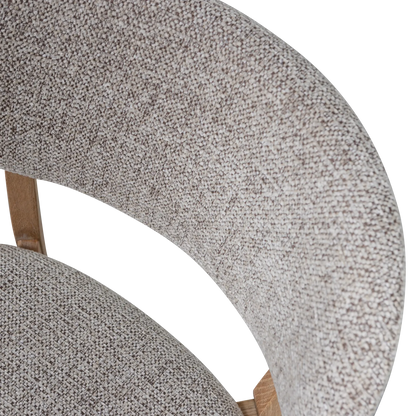Woood Udar Eetkamerstoel Naturel Met Houten Frame Naturel - KwaliteitWonen.nl