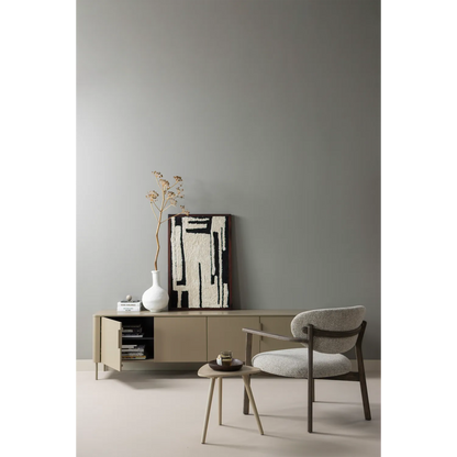 Woood Udar Fauteuil Naturel Met Houten Frame Bruin - KwaliteitWonen.nl