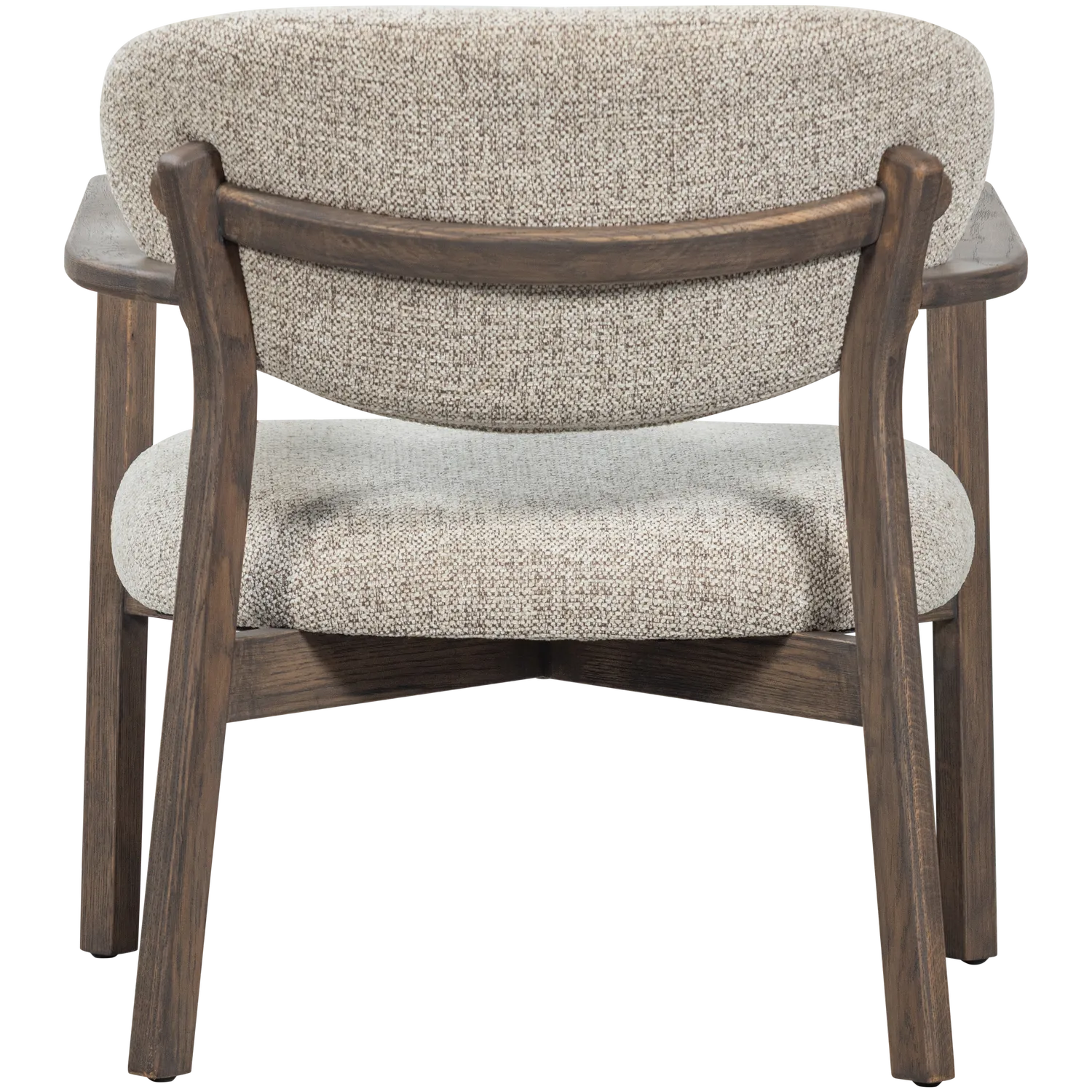 Woood Udar Fauteuil Naturel Met Houten Frame Bruin - KwaliteitWonen.nl