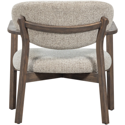 Woood Udar Fauteuil Naturel Met Houten Frame Bruin - KwaliteitWonen.nl