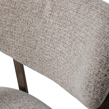 Woood Udar Fauteuil Naturel Met Houten Frame Bruin - KwaliteitWonen.nl