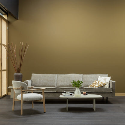 Woood Udar Fauteuil Naturel Met Houten Frame Naturel - KwaliteitWonen.nl