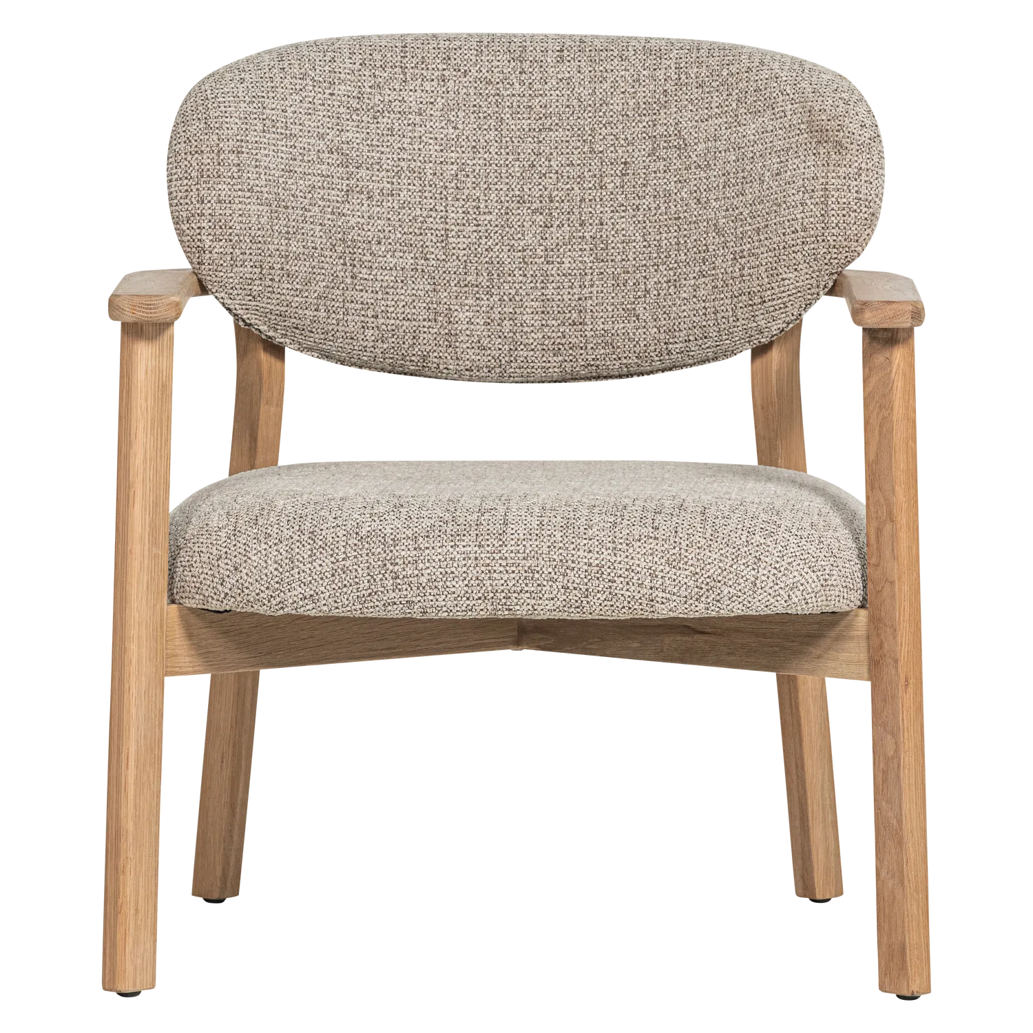 Woood Udar Fauteuil Naturel Met Houten Frame Naturel - KwaliteitWonen.nl