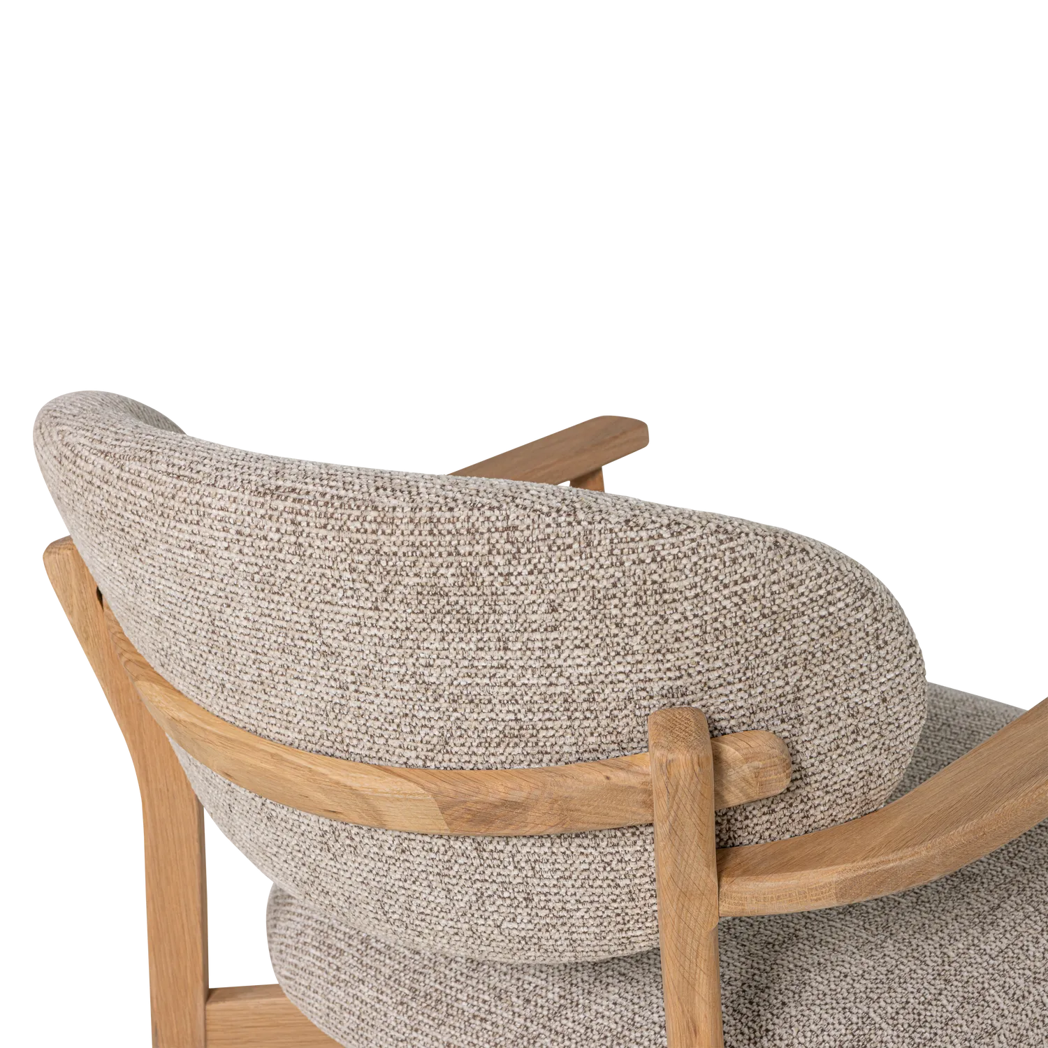 Woood Udar Fauteuil Naturel Met Houten Frame Naturel - KwaliteitWonen.nl