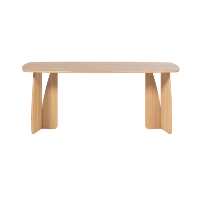 Woood Veere Eettafel 180 X100 Cm Naturel [Fsc] - KwaliteitWonen.nl