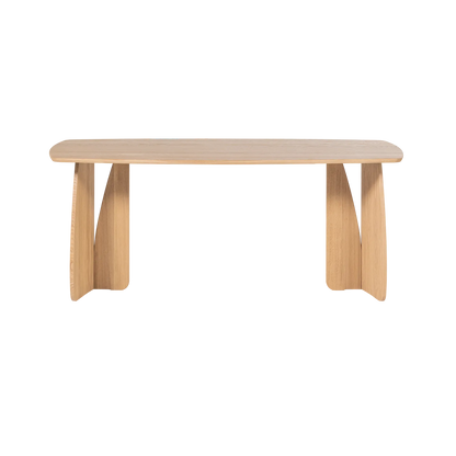 Woood Veere Eettafel 180 X100 Cm Naturel [Fsc] - KwaliteitWonen.nl