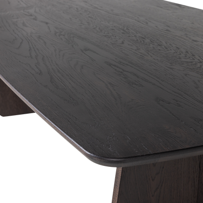 Woood Veere Eettafel 200 X100 Cm Mystic Brown [Fsc] - KwaliteitWonen.nl