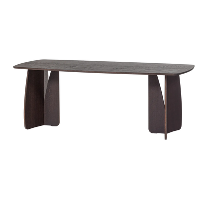 Woood Veere Eettafel 200 X100 Cm Mystic Brown [Fsc] - KwaliteitWonen.nl