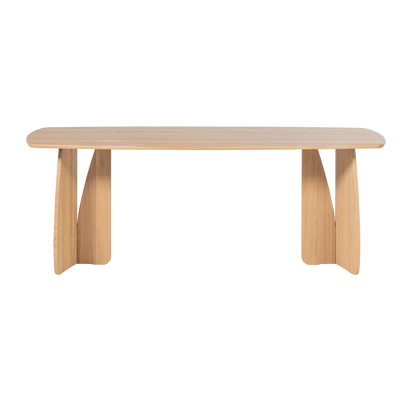 Woood Veere Eettafel 200 X100 Cm Naturel [Fsc] - KwaliteitWonen.nl