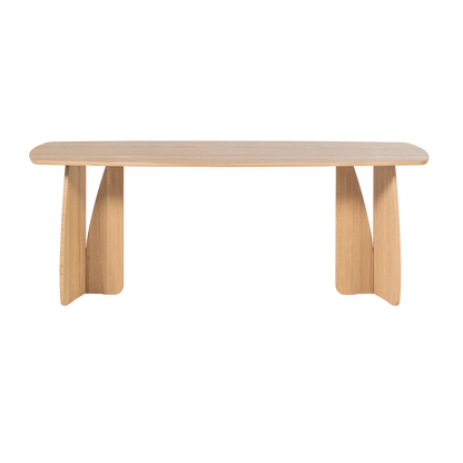 Woood Veere Eettafel 200 X100 Cm Naturel [Fsc] - KwaliteitWonen.nl