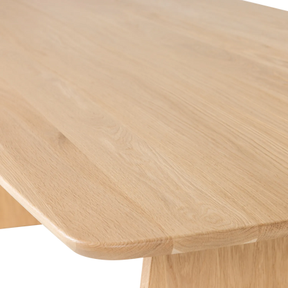 Woood Veere Eettafel 200 X100 Cm Naturel [Fsc] - KwaliteitWonen.nl