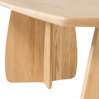Woood Veere Eettafel 200 X100 Cm Naturel [Fsc] - KwaliteitWonen.nl