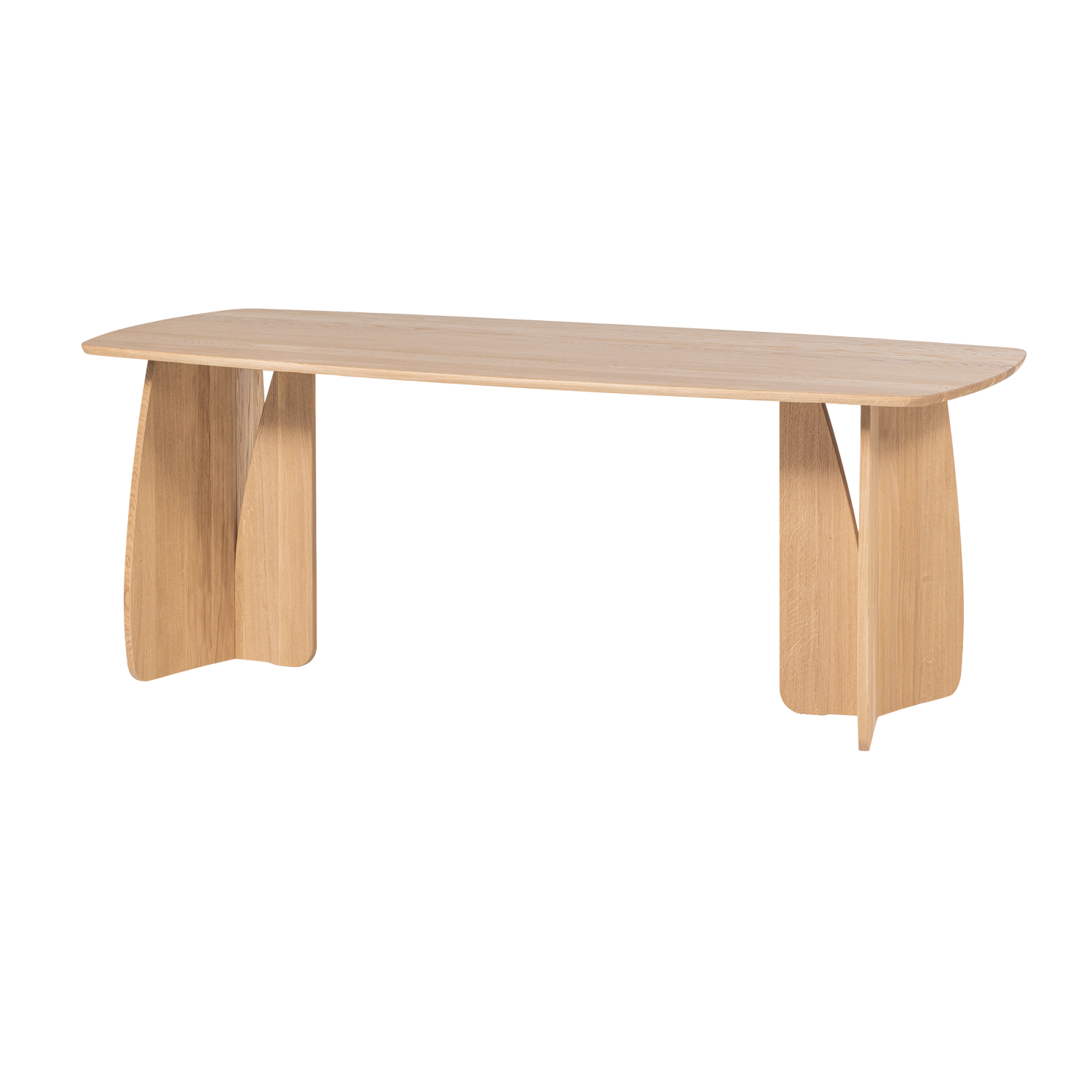 Woood Veere Eettafel 200 X100 Cm Naturel [Fsc] - KwaliteitWonen.nl