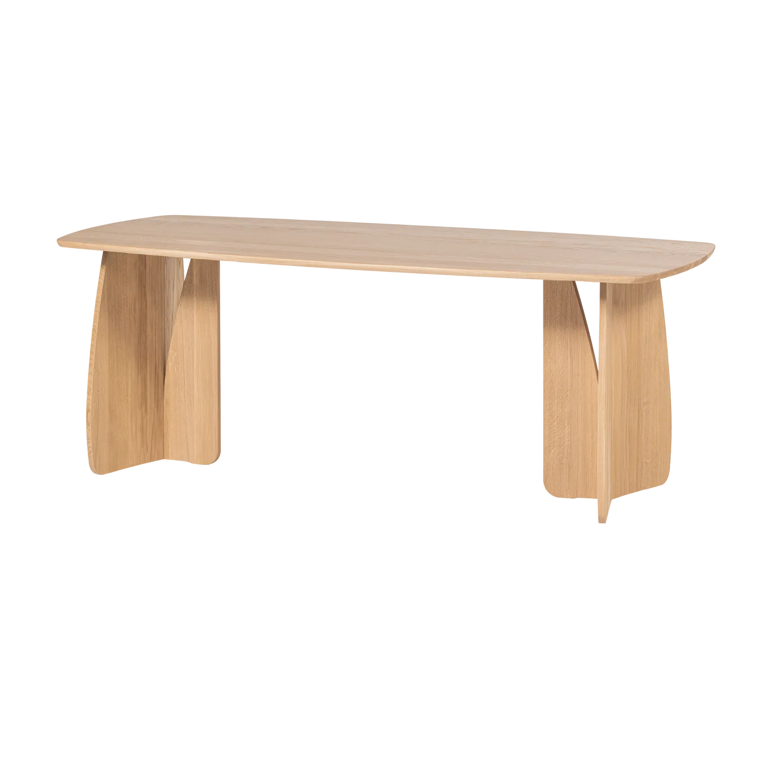 Woood Veere Eettafel 200 X100 Cm Naturel [Fsc] - KwaliteitWonen.nl