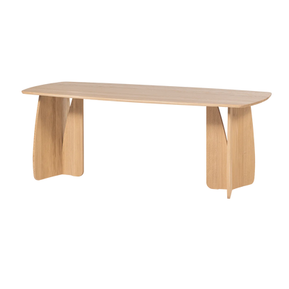 Woood Veere Eettafel 200 X100 Cm Naturel [Fsc] - KwaliteitWonen.nl
