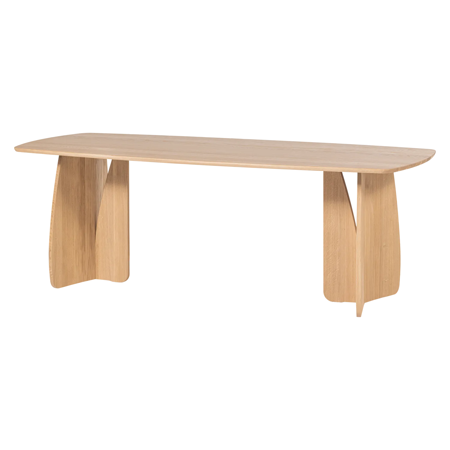 Woood Veere Eettafel 220 X100 Cm Naturel [Fsc] - KwaliteitWonen.nl