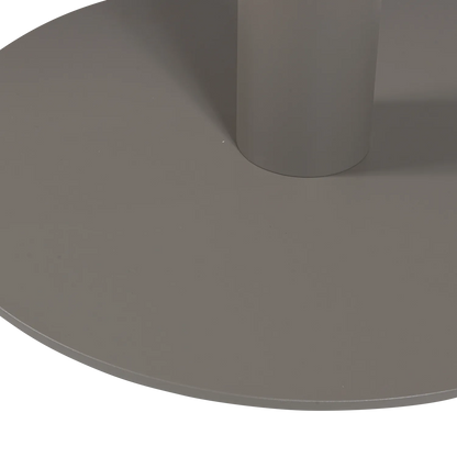 Woood Vela Tuintafel Rond O122 Cm Hout/Aluminium Naturel/Zand [Fsc] - KwaliteitWonen.nl