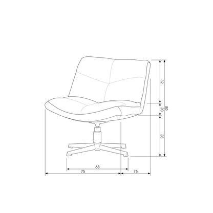 Woood Vinny Draaifauteuil Boucle Zand - KwaliteitWonen.nl