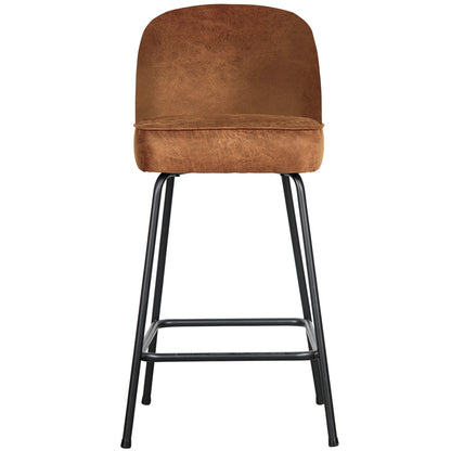 Woood Vogue Barstoel 65 Cm Leer Cognac - KwaliteitWonen.nl