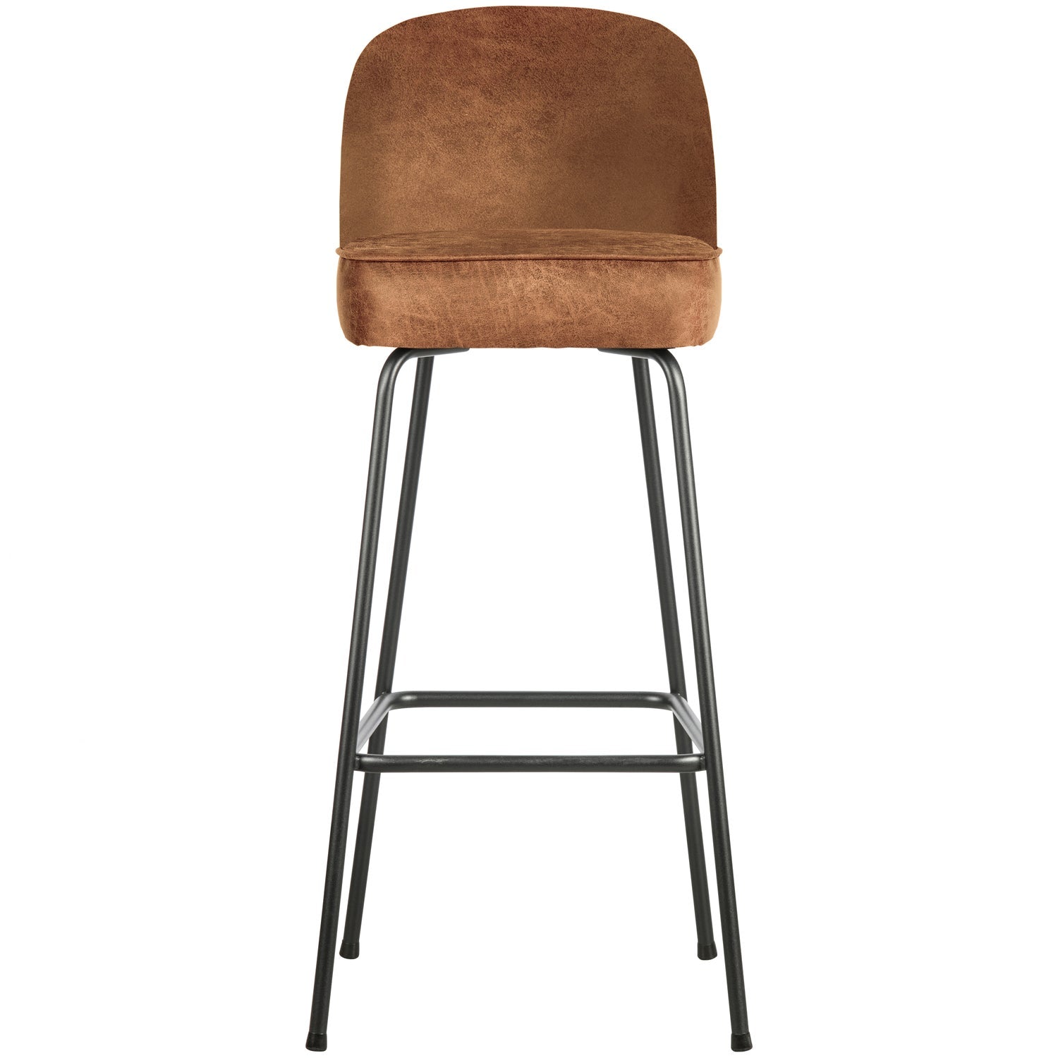 Woood Vogue Barstoel 80 Cm Leer Cognac - KwaliteitWonen.nl