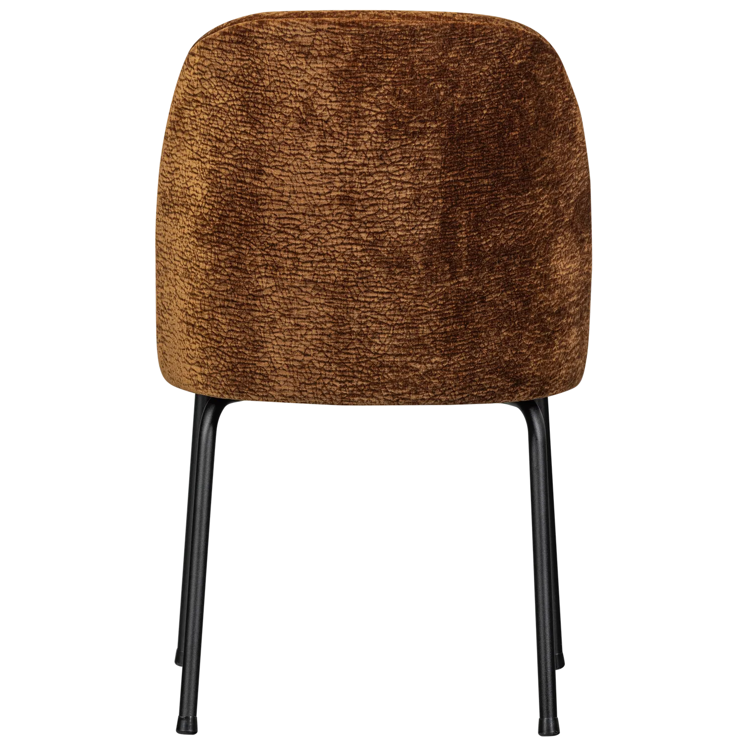 Woood Vogue Eetkamerstoel 3D Chenille Middenbruin - KwaliteitWonen.nl