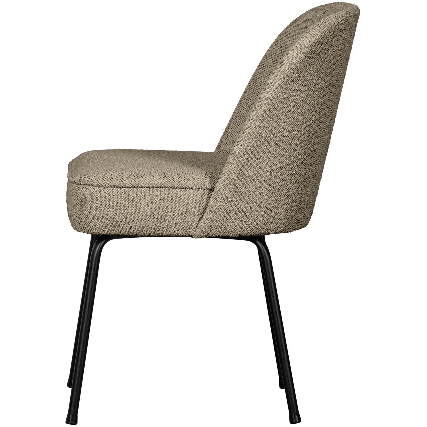 Woood Vogue Eetkamerstoel Boucle Beige - KwaliteitWonen.nl