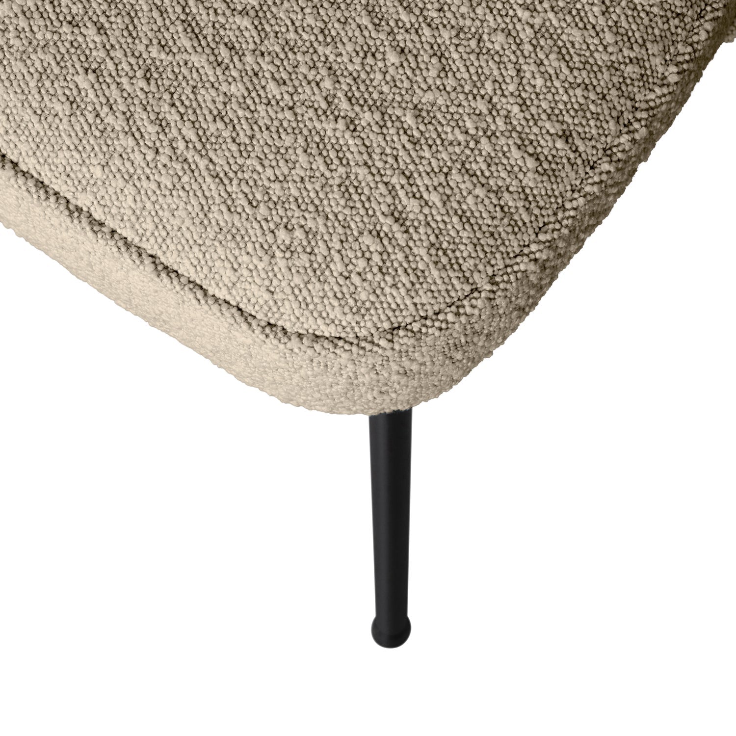 Woood Vogue Eetkamerstoel Boucle Beige - KwaliteitWonen.nl