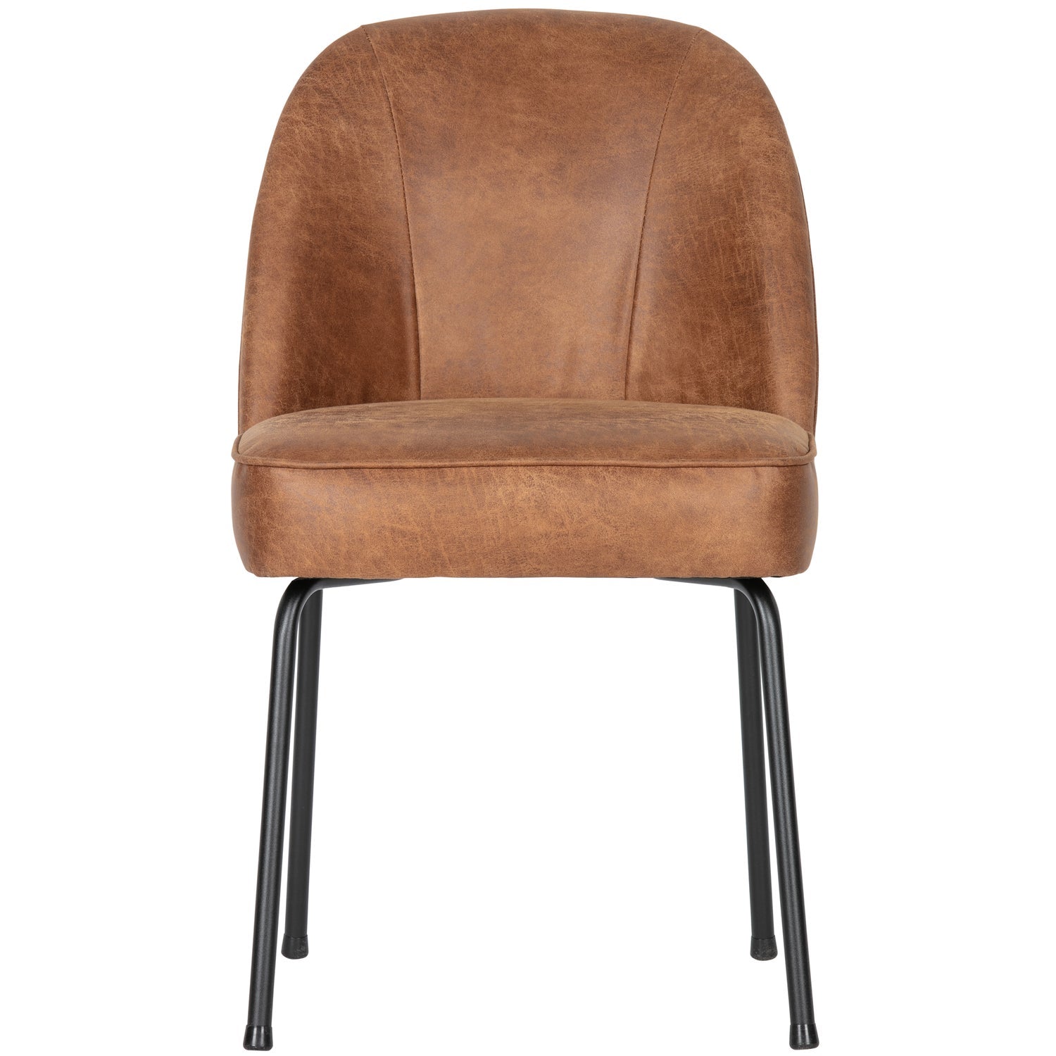 Woood Vogue Eetkamerstoel Ecoleer Cognac - KwaliteitWonen.nl
