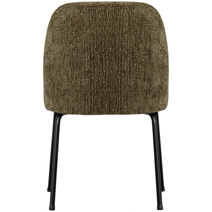 Woood Vogue Eetkamerstoel Structure Velvet Bonsai - KwaliteitWonen.nl