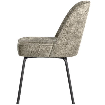 Woood Vogue Eetkamerstoel Structure Velvet Wheatfield - KwaliteitWonen.nl